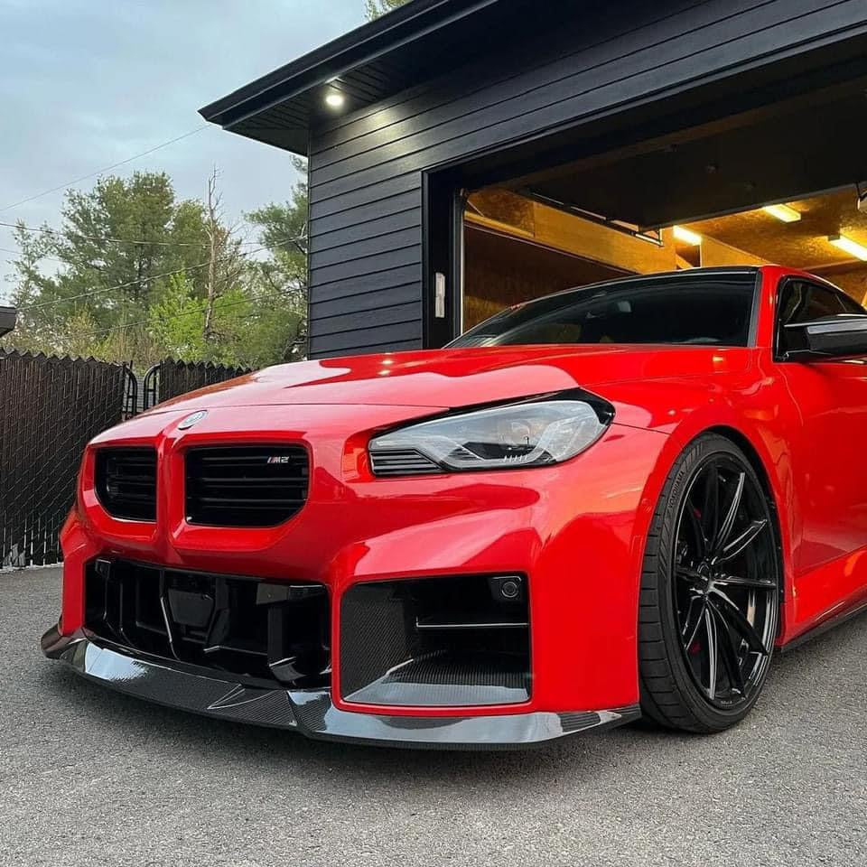 Carbon Fiber Front Lower Vent Overlays – BMW G87 M2