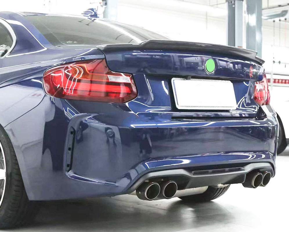 Extended High Kick Carbon Fiber Trunk Lip – BMW F22 M2