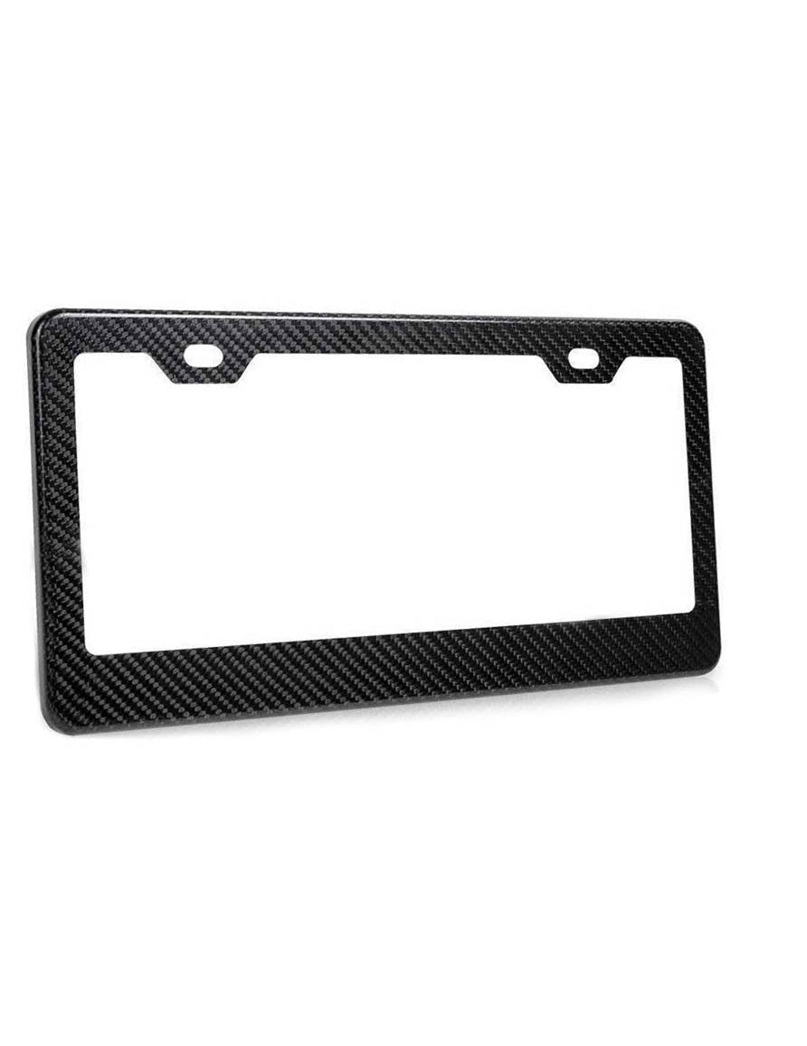 Carbon Fiber License Plate Frame – Universal Fit