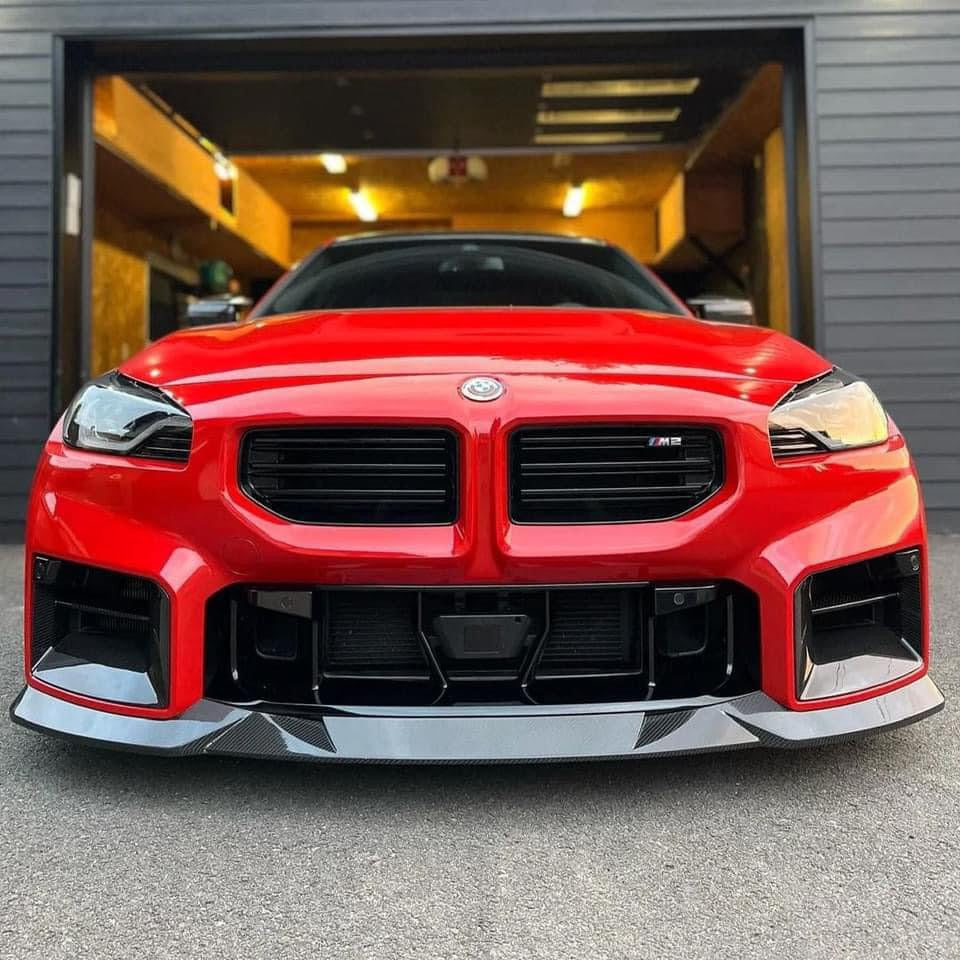 Carbon Fiber Front Lower Vent Overlays – BMW G87 M2