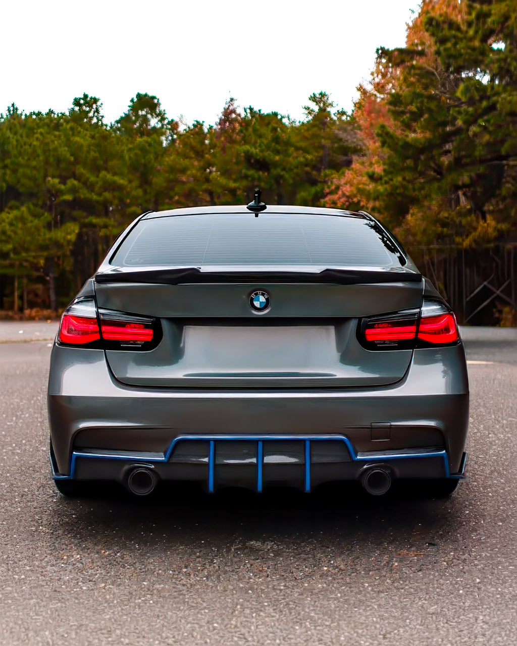 Signature Series Carbon Fiber Rear Diffuser – BMW F30 3 Series