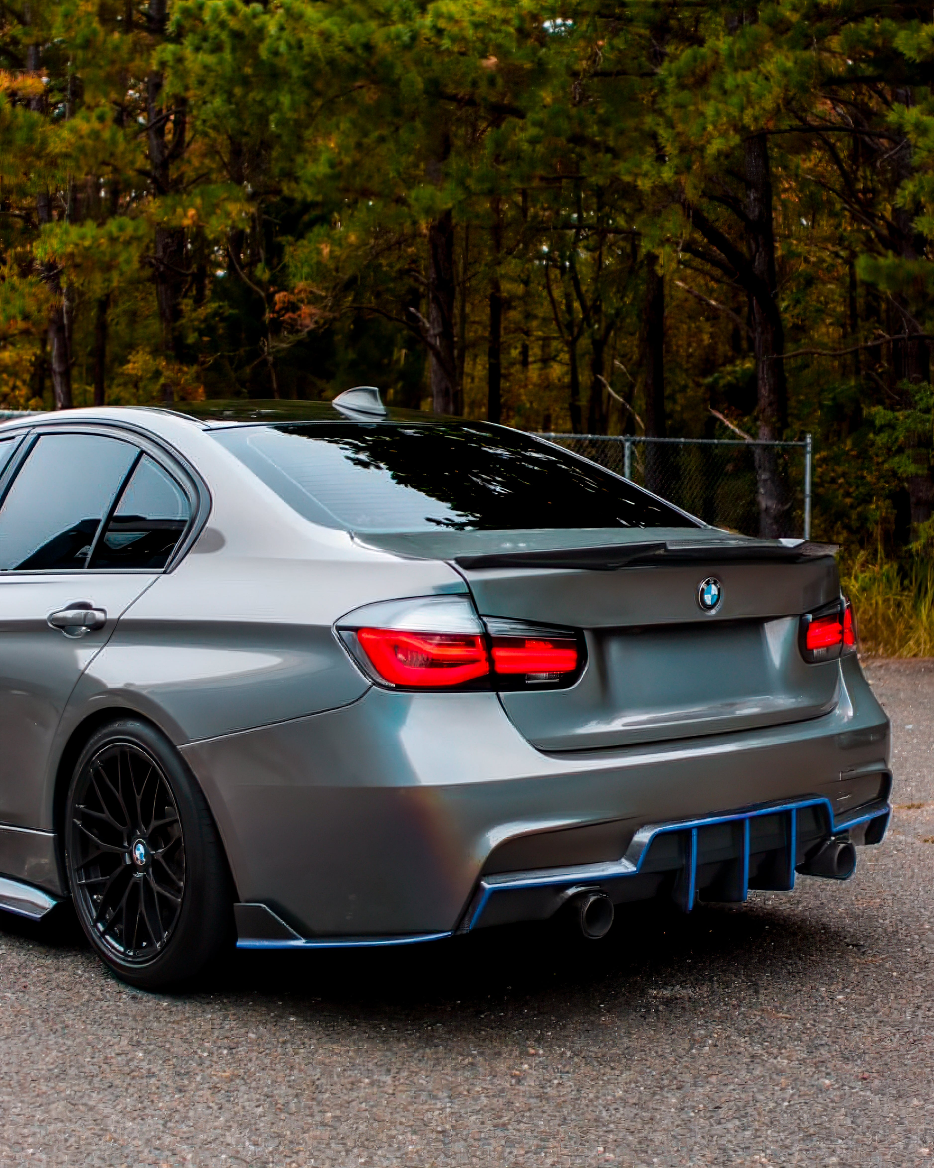 Signature Series Carbon Fiber Rear Diffuser – BMW F30 3 Series