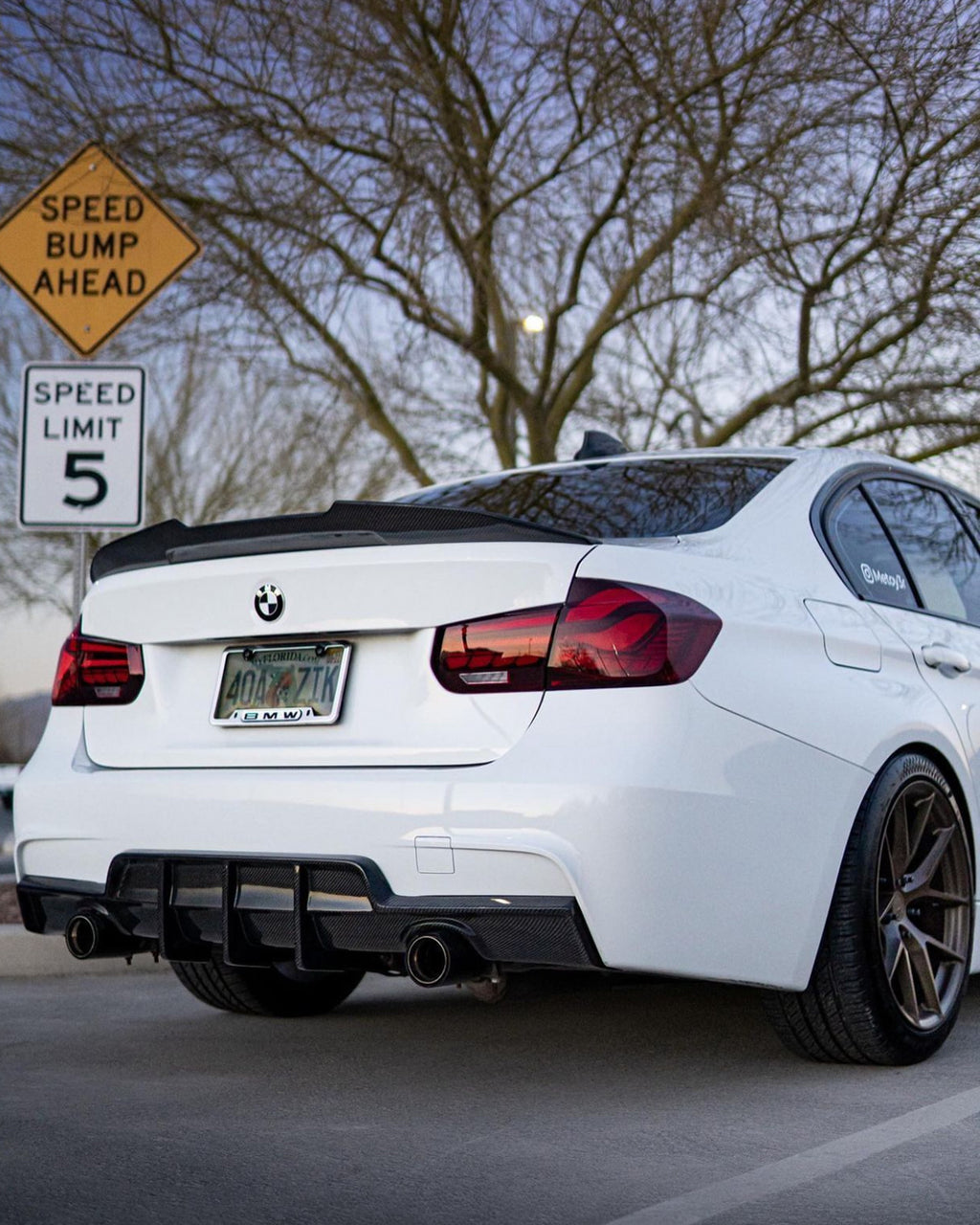Signature Series Carbon Fiber Rear Diffuser – BMW F30 3 Series