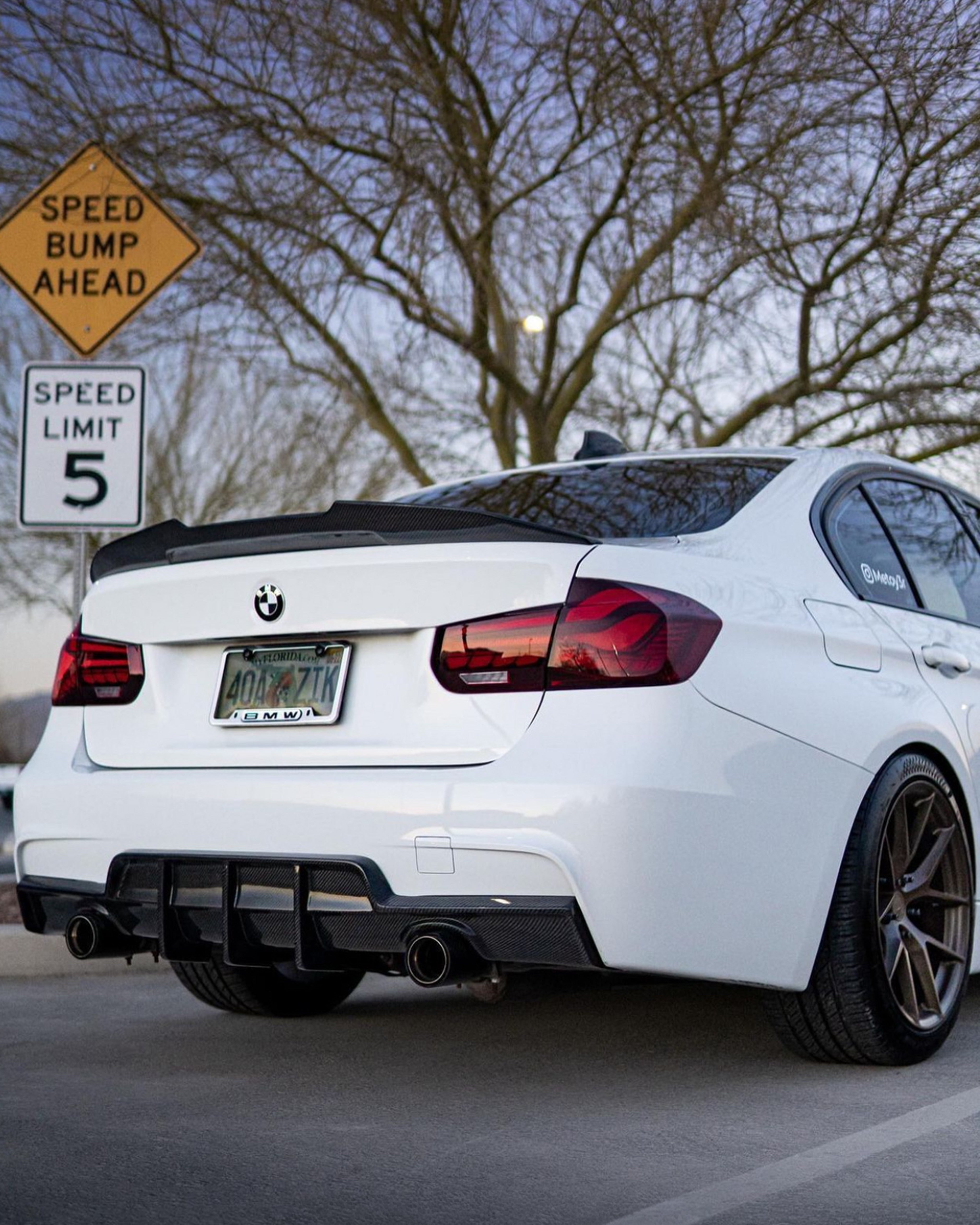 Signature Series Carbon Fiber Rear Diffuser – BMW F30 3 Series