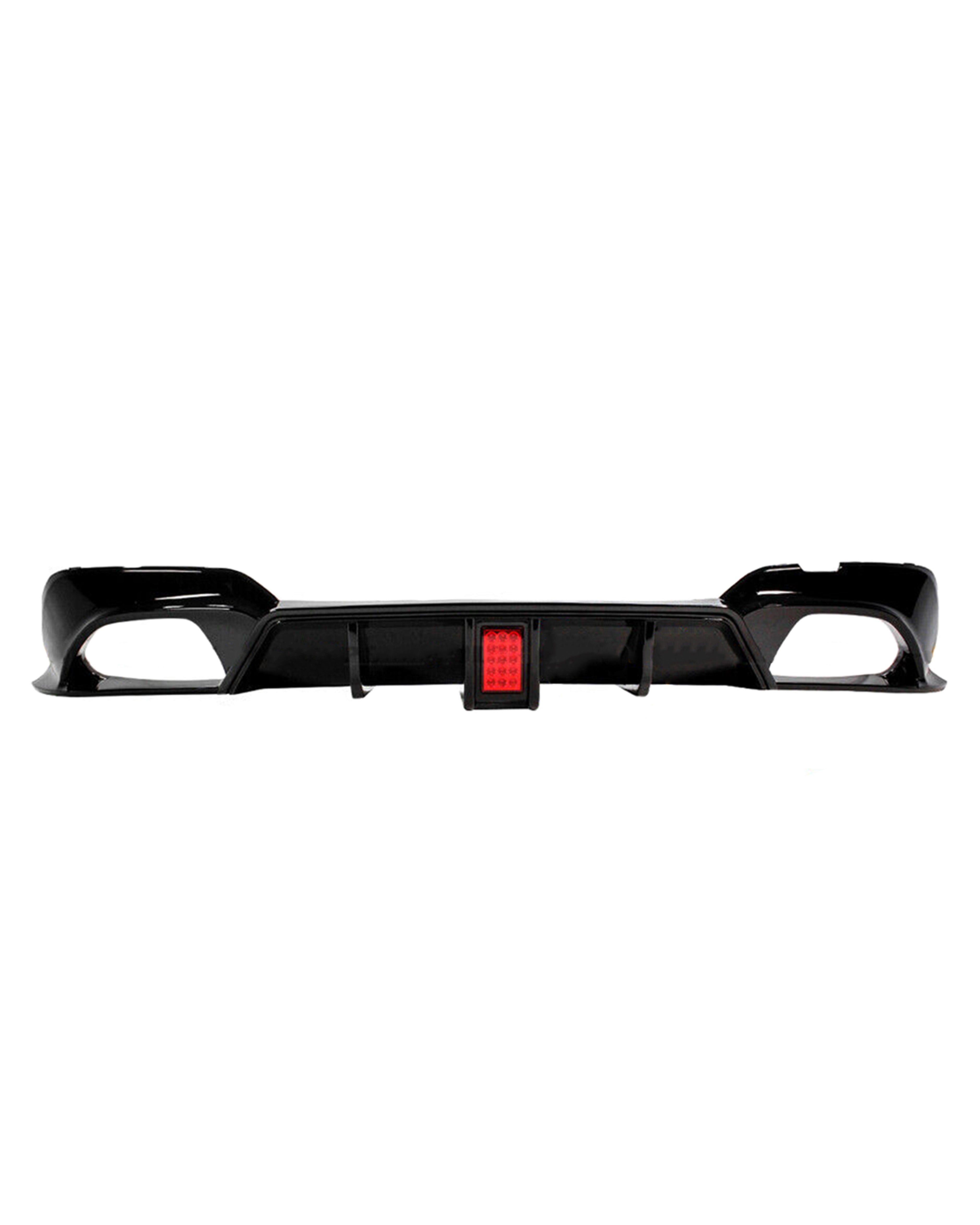 CMS Style Gloss Black Rear Diffuser with LED Light – BMW G20 3 Series
