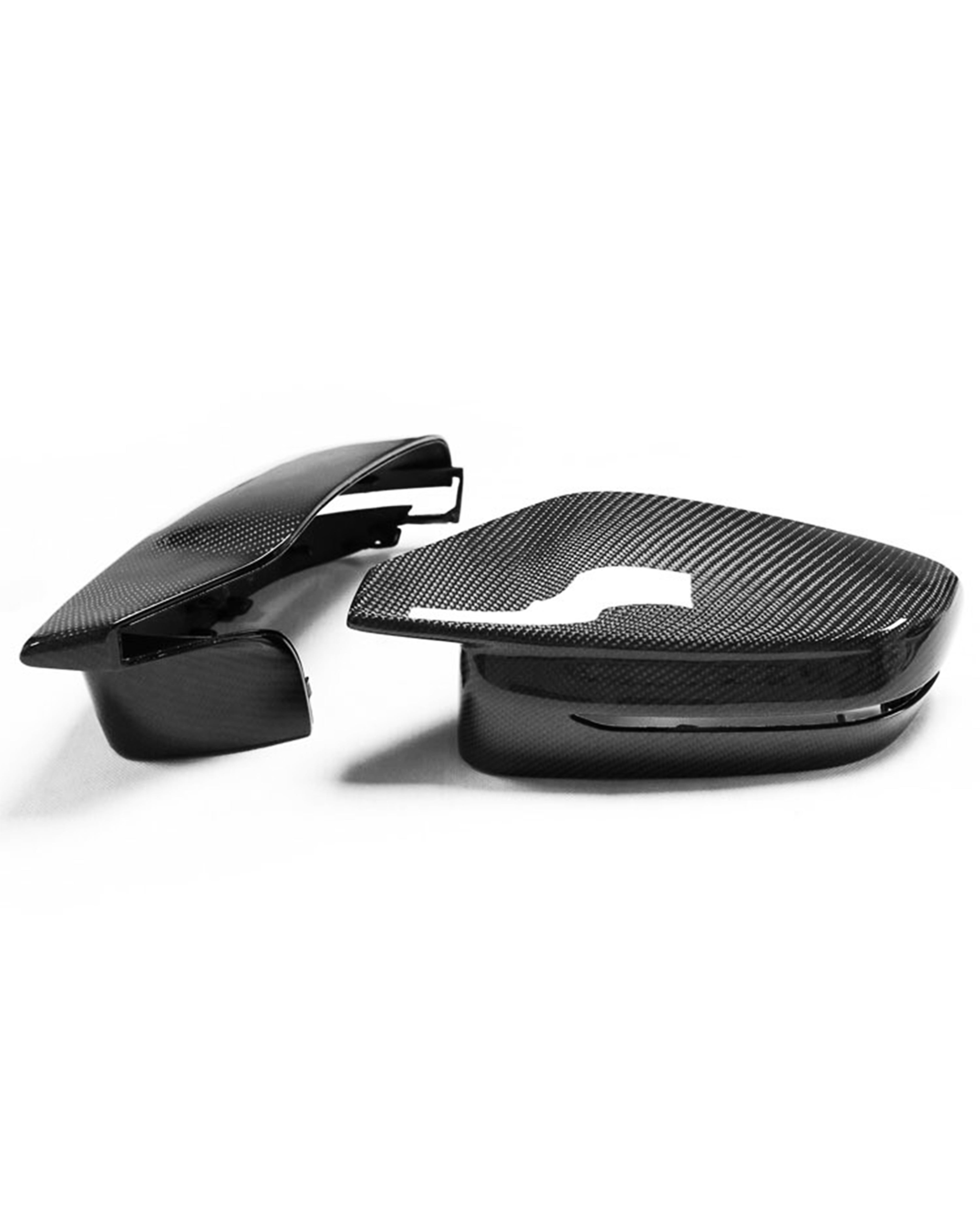 G8X-Style Carbon Fiber Mirror Caps – BMW G20 3 Series