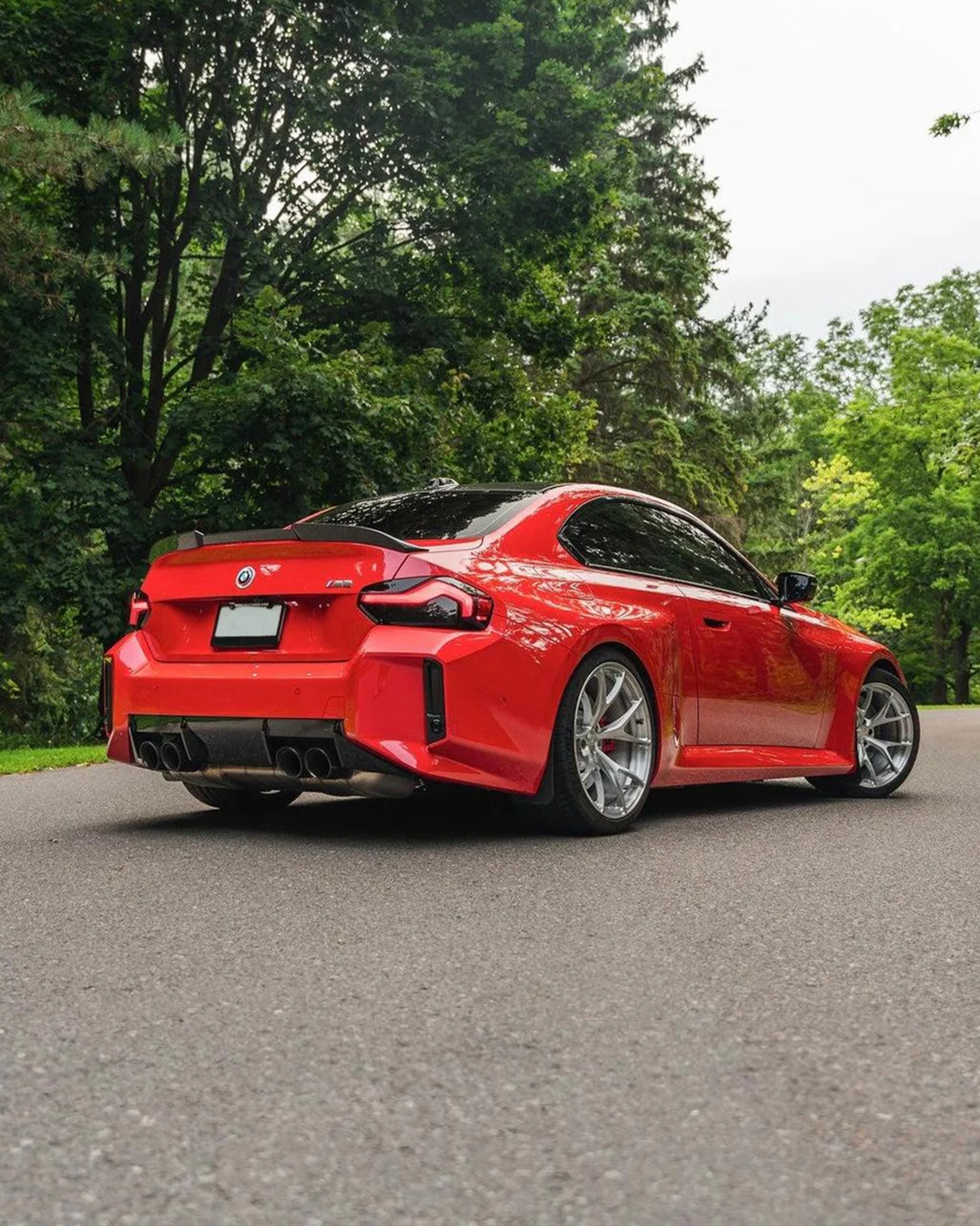 V Style Carbon Fiber Trunk Lip Spoiler – G87 M2 / G42 2‑Series Coupe