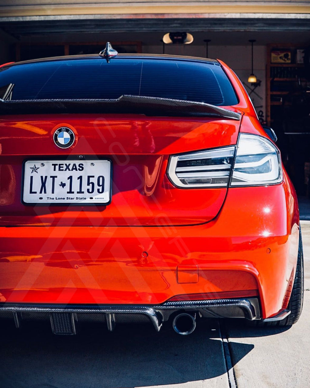 Carbon Fiber Rear 3rd Brake Light Diffuser – BMW F30 3 Series